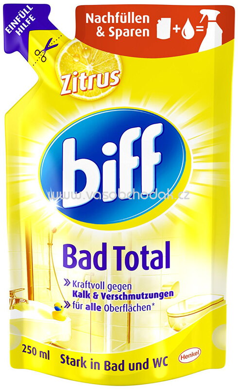 Biff Bad Total Zitrus Nachfüller, 250 ml
