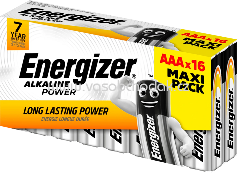 Energizer Batterien Alkaline Power AAA, 16 St