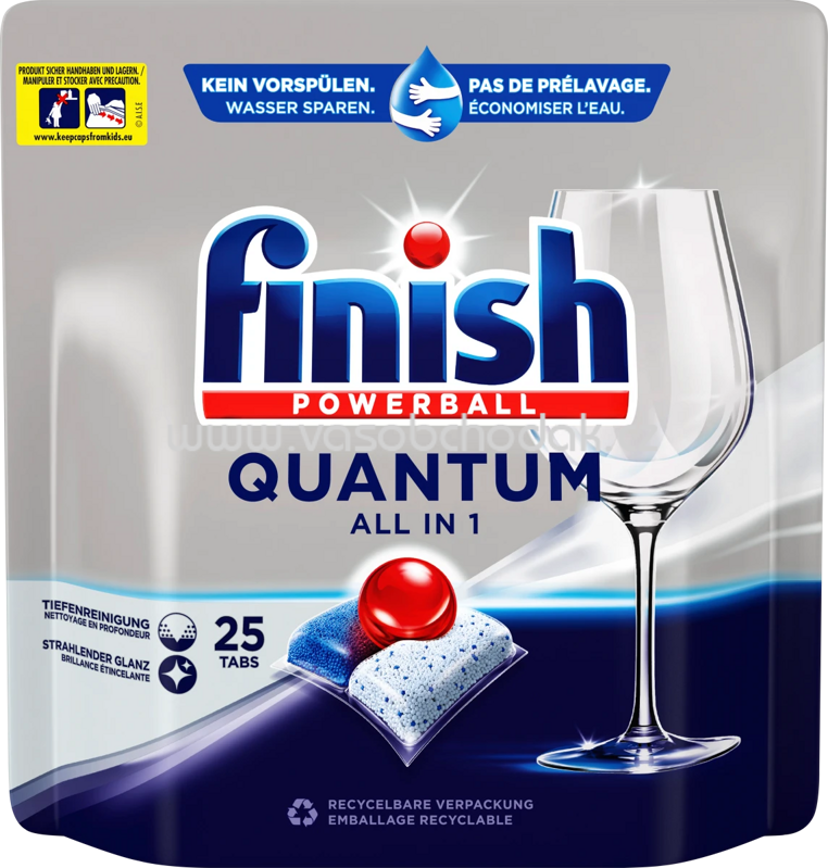 Finish Spülmaschinen Tabs Quantum All in 1, 25 - 88 St