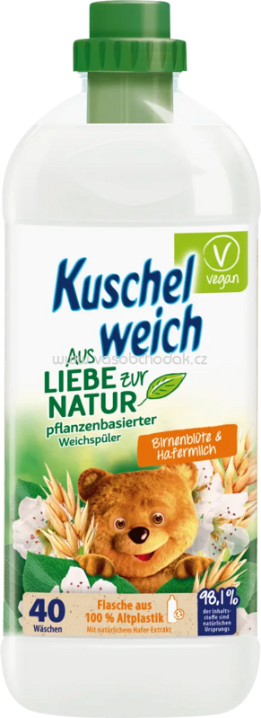 Kuschelweich Weichspüler Aus Liebe zur Natur Birnenblüte & Hafermilch, 32 Wl