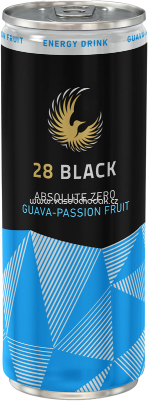 28 Black Absolute Zero Guava-Passion Fruit, 250 ml