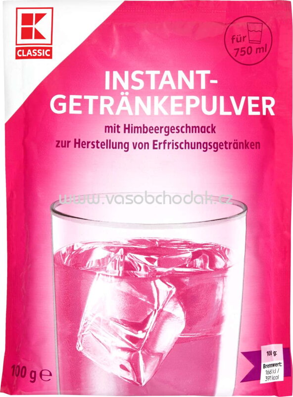 K-Classic Instant-Getränkepulver Himbeer, 100g