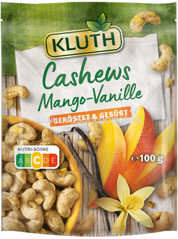 Kluth Cashews Mango-Vanille, geröstet & gesüßt, 100g