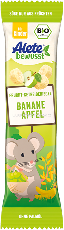 Alete Getreideriegel Banane Apfel, ab 1 Jahr, 25g