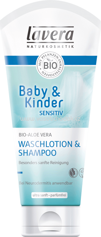 Lavera Waschlotion & Shampoo Baby & Kinder Sensitiv, 200 ml