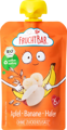 FruchtBar Quetschbeutel Apfel, Banane, Hafer, ab 6. Monat, 100g