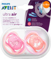 Philips AVENT Schnuller aus Silikon, Ultra Air, Einhorn, 6-18 Monate, 2 St