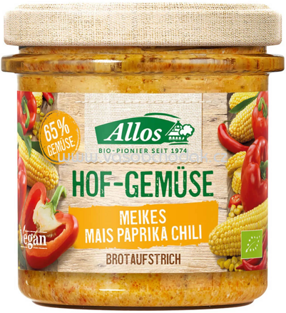 Allos Hof Gemüse Meikes Mais Paprika Chili, 135g