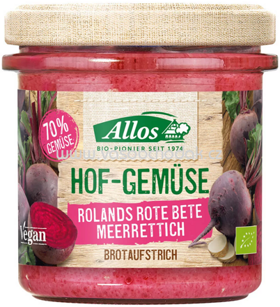 Allos Hof Gemüse Rolands Rote Bete Meerrettich, 135g