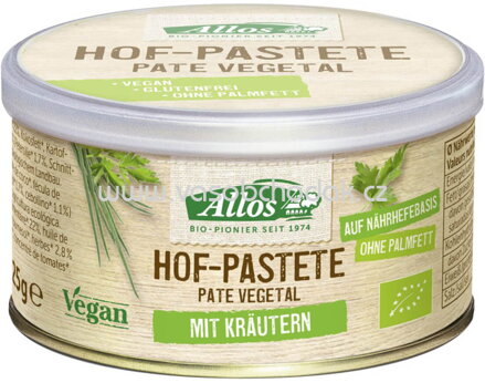 Allos Hof Pastete mit Kräutern, 125g