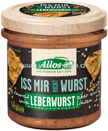 Allos Iss mir nicht Wurst Leberwurst, 135g