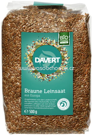 Davert Braune Leinsaat aus Europa, 500g