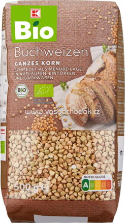 K-Bio Buchweizen ganzes Korn, 500g