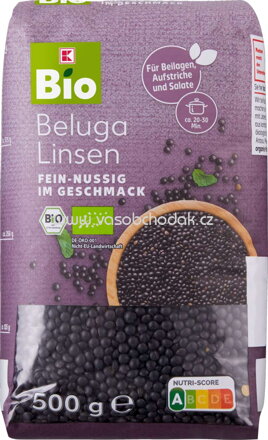 K-Bio Beluga Linsen, 500g