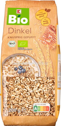 K-Bio Dinkel Knusprig Gepuft, 200g