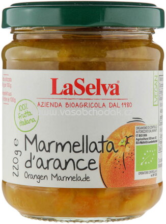 LaSelva Orangen Marmelade, 220g