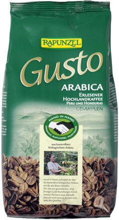 Rapunzel Gusto Arabica gemahlen, 500g