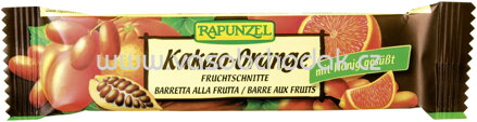 Rapunzel Fruchtschnitte Kakao-Orange, 40g