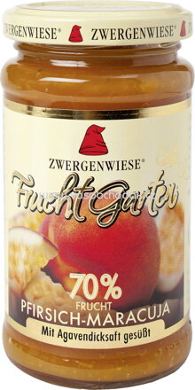 Zwergenwiese FruchtGarten Pfirsich-Maracuja, 225g