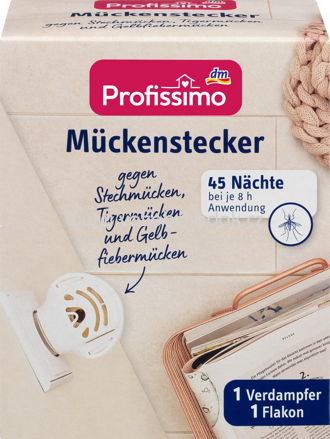 Profissimo Mückenstecker 1 Elektro-Verdampfer + 1 Fläschchen, 1 St