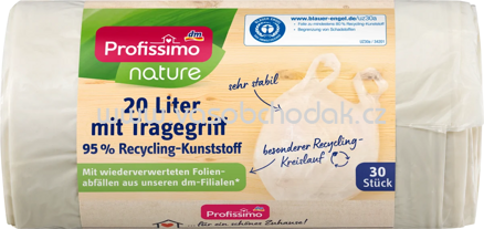 Profissimo Müllbeutel nature 20l mit Tragegriff, 30 St