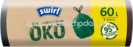 Swirl Öko Müllbeutel, 60l, 8 St