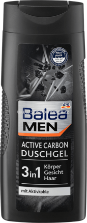 Balea MEN Duschgel Active Carbon, 300 ml