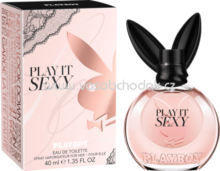 Playboy Eau de Toilette Play It Sexy for her, 40 ml