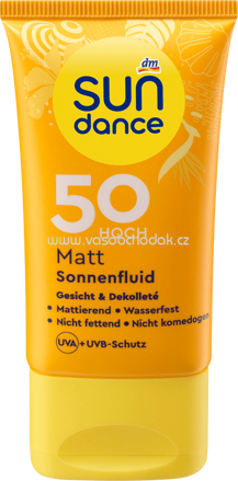 SUNDANCE Sonnenfluid Gesicht matt LSF 50, 50 ml