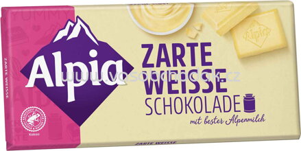 Alpia Tafelschokolade Zarte Weisse, 100g