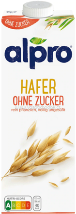 Alpro Hafer Drink Ohne Zucker, 1l