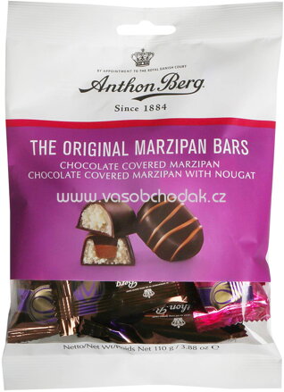 Anthon Berg The Original Marzipan Bars, 110g