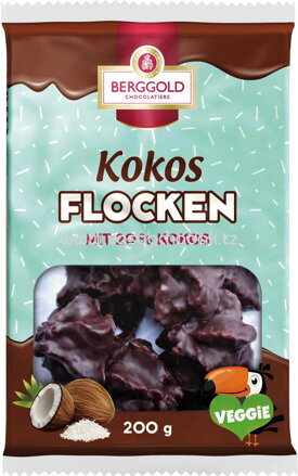 Berggold Kokosflocken, 200g