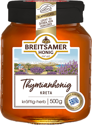 Breitsamer Honig Thymianhonig aus Kreta, 500g