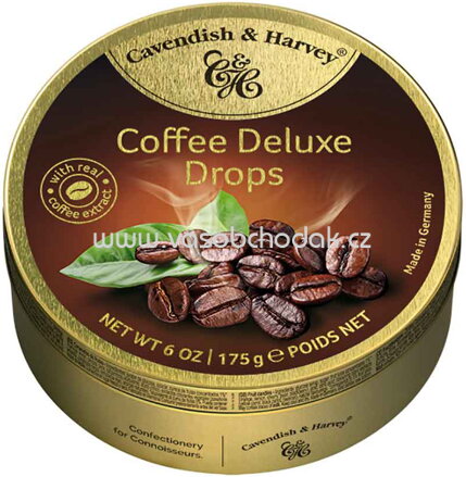 Cavendish & Harvey Coffee Deluxe Drops, 175g Cavendish & Harvey Coffee Deluxe Drops, 175g