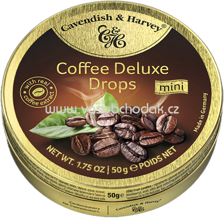 Cavendish & Harvey Coffee Deluxe Drops mini, 50g Cavendish & Harvey Coffee Deluxe Drops mini, 50g