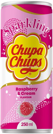 Chupa Chups Sparkling Raspberry & Cream, 250 ml