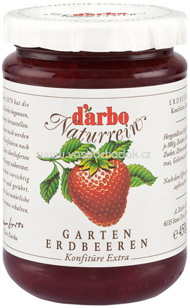 d'arbo Garten Erdbeer Konfitüre, 450g