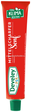 Develey Senf Mittelscharf Tube, 200 ml