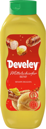 Develey Senf Mittelscharf, 875 ml