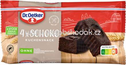 Dr.Oetker Fertiger Kuchensnack Schoko, 4 St, 140g