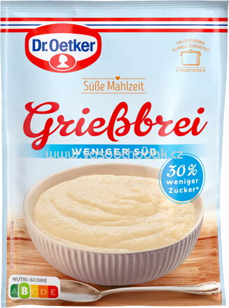 Dr.Oetker Grießbrei weniger süß, 76g