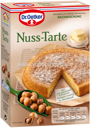 Dr.Oetker Backmischungen Nuss Tarte, 380g