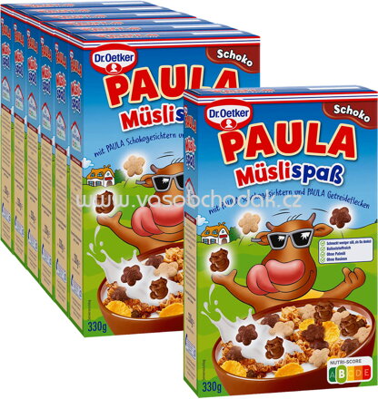 Dr.Oetker Vitalis Paula Müslispaß Schoko, 6+1 gratis, 2,31 kg