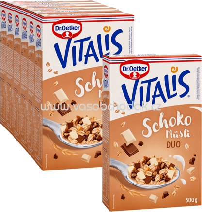 Dr.Oetker Vitalis Schoko Duo Müsli, 6+1 gratis, 3,5 kg