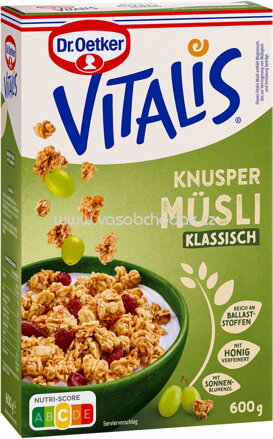 Dr.Oetker Vitalis Knusper Müsli Klassisch, 600g