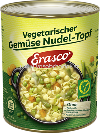 Erasco Vegetarischer Gemüse Nudel-Topf, 800g