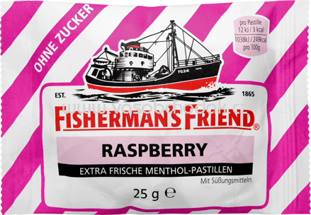 Fisherman's Friend Raspberry, ohne zucker, 25g