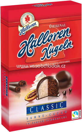 Halloren Kugeln Classic Sahne Cacao, 125g