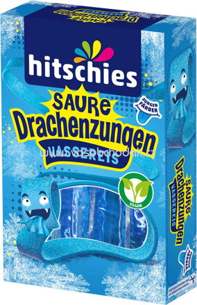 Hitschies Saure Drachenzungen Wassereis Blue Edition, 10x40ml, 400 ml